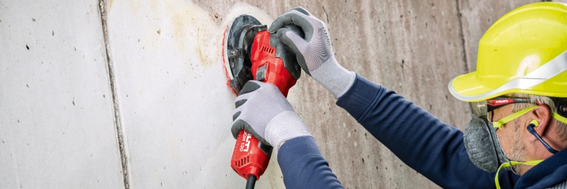 Hilti DG 130 diamond grinder for wall grinding
