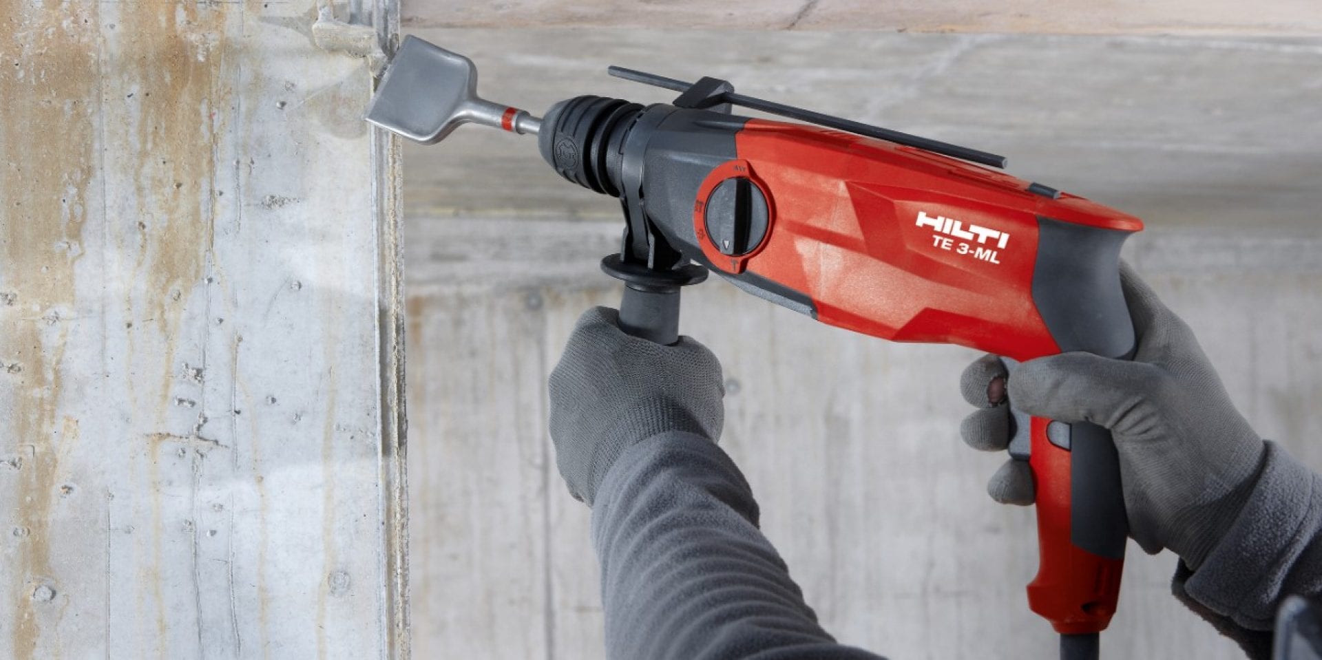 Hilti TE 3-ML hammer drill with its powerful motor
