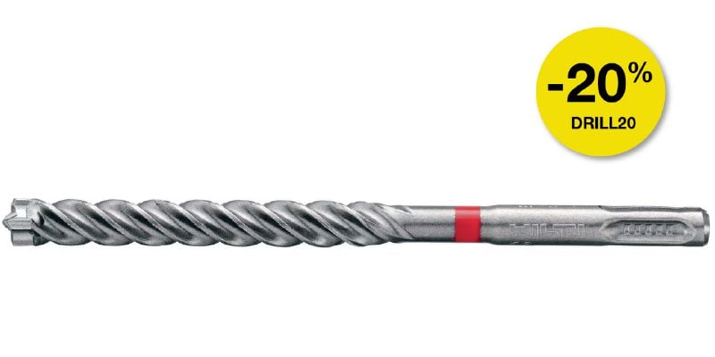 TE-CX (SDS Plus) Imperial hammer drill bit Ultimate SDS Plus (TE-C) hammer drill bit for anchor drilling into reinforced concrete (imperial)