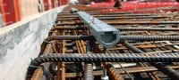 Go to slide 3 of 5: HAC Cast-in anchor channels Cast-in anchor channels in standard sizes and lengths with the regulatory approvals needed for virtually any challenging project