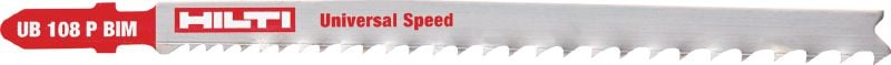 Multipurpose jig saw blade (bimetal) Premium multipurpose jig saw blade for long life in cutting metal, wood and other materials