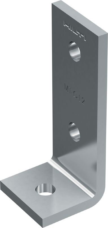 Image 1 of 1: MT-C-L2 Corner angle Elongated angle bracket for assembling strut channel structures