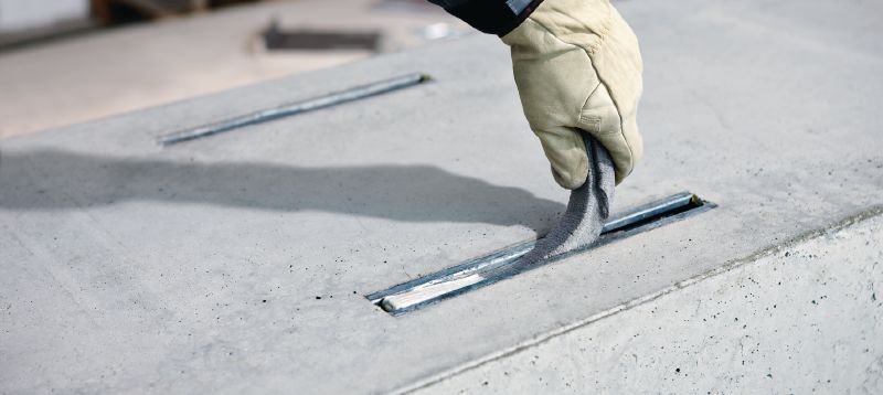 Image 4 of 5: HAC Cast-in anchor channels Cast-in anchor channels in standard sizes and lengths with the regulatory approvals needed for virtually any challenging project