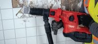 Go to slide 8 of 8: TE 30-22 cordless rotary hammer Powerful cordless SDS Plus (TE-C) rotary hammer with Active Vibration Reduction and Active Torque Control for concrete drilling and chiseling (Nuron battery platform) Applications 6