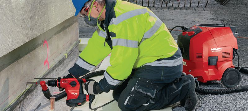 TE 30-AVR Rotary hammer Powerful SDS Plus (TE-C) rotary hammer for heavy-duty concrete drilling and corrective chiselling, with Active Vibration Reduction (AVR) Applications 1