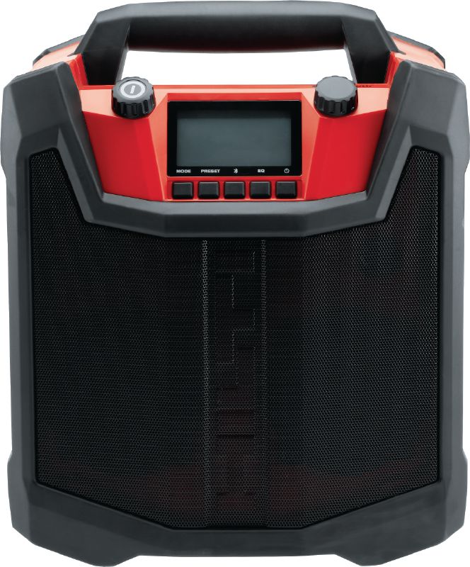 RC 4/36-DAB Radio Robust jobsite radio with DAB, Bluetooth® pairing and charger for 12V-36V Hilti batteries