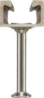 Go to slide 2 of 6: HAC-C-P Hot-rolled anchor channel High performance hot-rolled cast-in anchor channels in standard sizes and lengths suitable for a wide range of applications