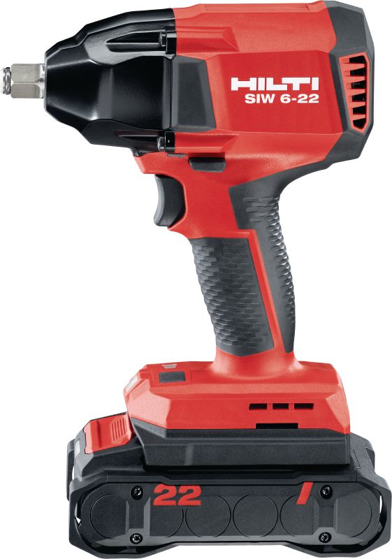 SIW 6-22 ½” Cordless impact wrench Power-class cordless impact wrench with 1/2 friction ring anvil for a wide range of concrete anchoring and steel or wood bolting (Nuron battery platform)