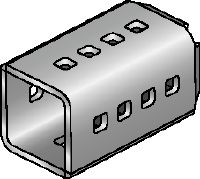 MIC-SC Connector Hot-dip galvanised (HDG) connector used with MI baseplates that allow for free positioning of the girder