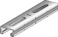 MQ-21 Galvanised 21 mm high MQ strut channel for light-duty applications