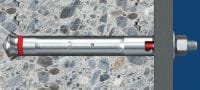 Go to slide 4 of 4: HDA-PF Undercut anchor Ultimate-performance pre-set undercut anchor for dynamic loads (sherardised steel) Applications 3