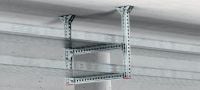 MC-3D-41 Galvanised installation channel for 2D and 3D indoor applications Applications 3
