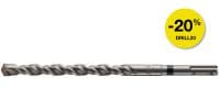 Slide 1 of 4 (selected): TE-C (SDS Plus) Metric hammer drill bit Premium SDS Plus (TE-C) hammer drill bit with 2-flute helix for drilling anchor holes into concrete