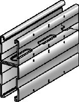 MQ-52-72 D Galvanised MQ installation double channel for medium/heavy-duty applications