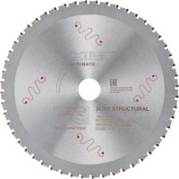 X-Cut Structural Stainless & Steel circular saw blade Top-performance circular saw blade with cermet teeth to cut faster and last longer in structural steel, including stainless