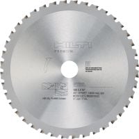 Slide 1 of 2 (selected): Steel circular saw blade Premium circular saw blade for straight, fast, cold cutting in metal