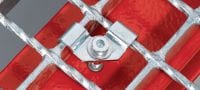 X-FCI-M Grating fastener saddle for use with threaded studs in mildly corrosive environments Applications 2