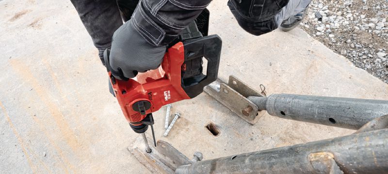Image 5 of 8: TE 30-22 cordless rotary hammer Powerful cordless SDS Plus (TE-C) rotary hammer with Active Vibration Reduction and Active Torque Control for concrete drilling and chiseling (Nuron battery platform) Applications 1