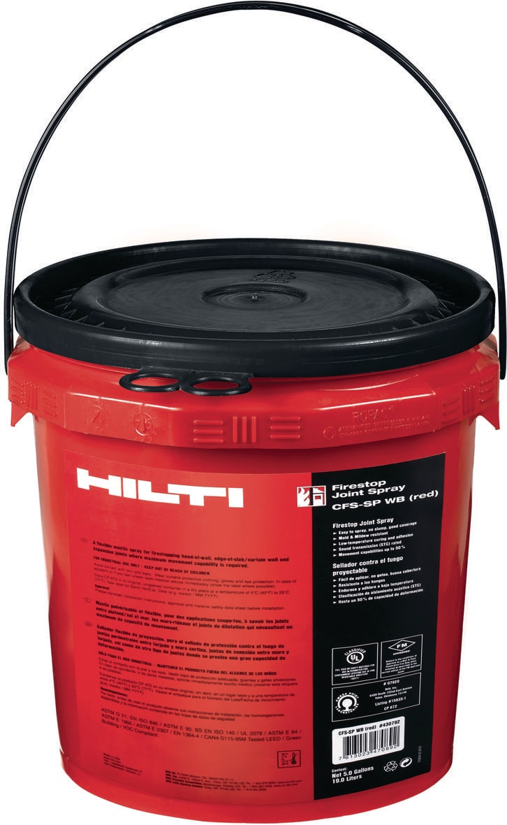 CFSSP WB Waterbased acrylic sealant spray Firestop sealants, sprays, and coatings Hilti