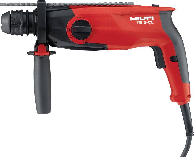 TE 3-CL Rotary hammer Powerful pistol-grip, triple-mode SDS Plus (TE-C) rotary hammer – with chipping function and easily changeable brushes
