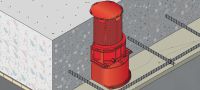 CP 680-P Cast-in firestop sleeve One-step firestop cast-in sleeve for plastic pipe penetrations through floors. Place it and forget it Applications 2