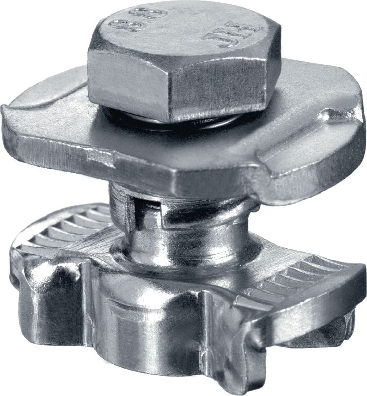 MQN-R Channel connector Stainless steel (A4) channel connector for joining any elements with a butterfly opening