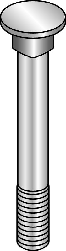 MIA-OH Hot-dip galvanised (HDG) screw for easier fastening and one-handed adjustment of MI and MIQ connectors